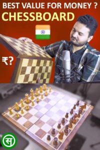 Chess Board Unboxing Review - Wooden 16 Inches VA Antiques Folding Chessboard Set Up | Best Value for Price in India