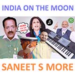 India on the Moon Song on ISRO Chandrayaan 3 by SANEETS | S Somanath, Narendra Modi, Palki Sharma